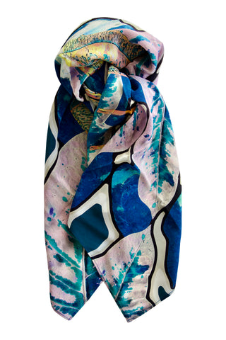 Silketørklæde Oceana Andéol