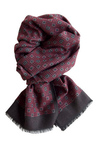 Blødt tørklæde i uld blend