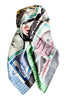 Silketørklæde "Shopping Style" Lacroix - sort